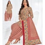 Dark Green, Rose Cotton Salwar Suit